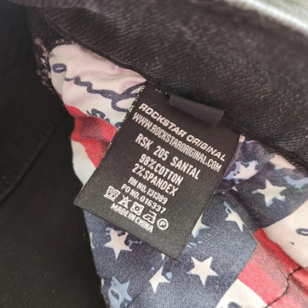 Rockstar Originals Flare Jeans Boys 14 Black‎ Streetwear Denim 27x33